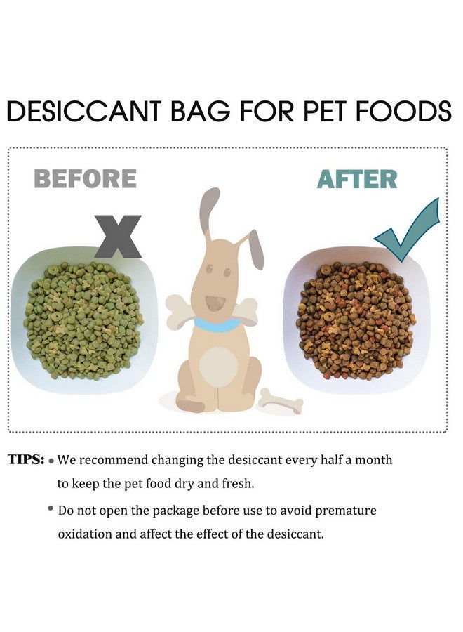 xcivi 6 Pack Pet Food Desiccant Bags For Voluas Automatic Cat Dog Pet Food Feeders Model Vl001, Vl002, Vl003, Vl004; Moisture-Proof Bag Desiccant Keep Pets Foods Dry And Fresh - Image 5