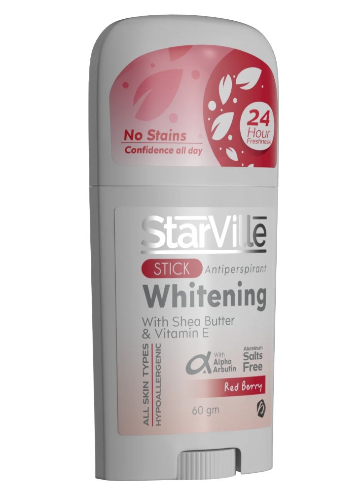 Whitening Stick Red Berry (60 ml) Deodorant – Brightens & Freshens – Long-Lasting Protection