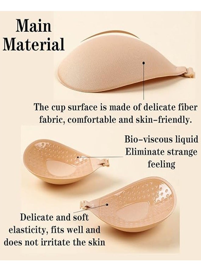 Jomo Store Push Up Self Adhesive Silicone Bra – Strapless, Invisible, Breathable, Front Closure for Backless Dresses - Image 3