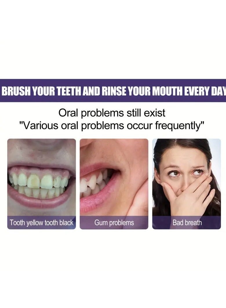 Jaysuing 3D Whitening Purple Toothpaste - 3.52 oz (99g) Paste for Teeth Whitening, Deep Cleaning, Fresh Breath, and Oral Odor Removal - Moisturizing Dental Care Product with Basic Cleaning Effect - Image 3