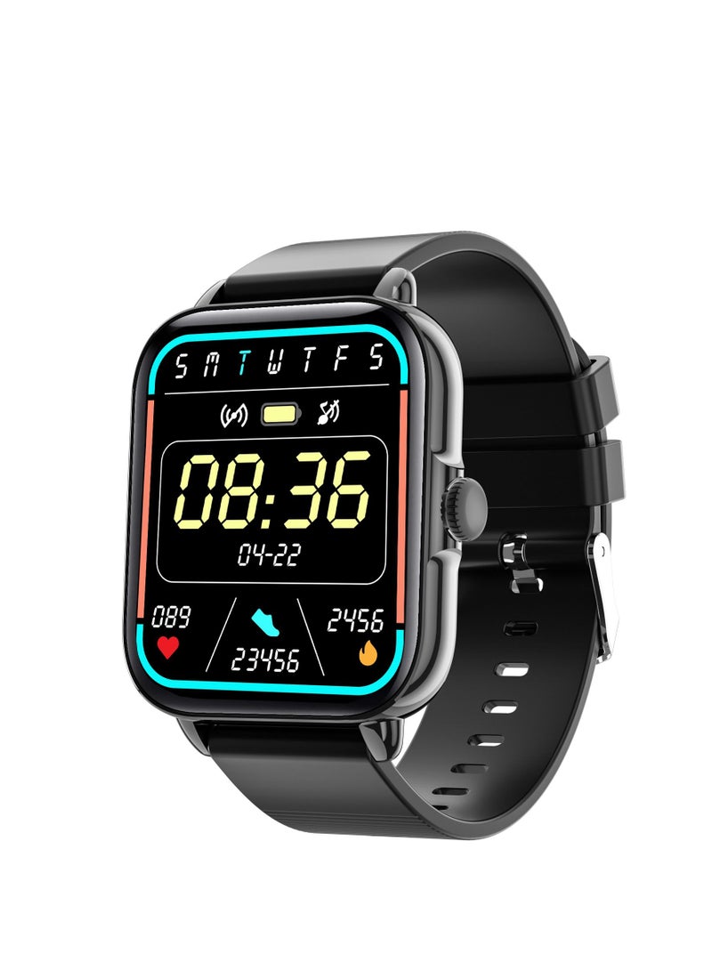 GULFLINK Smart Watch for Android and iOS Phones Compatible iPhone Samsung  Black  - Image 1