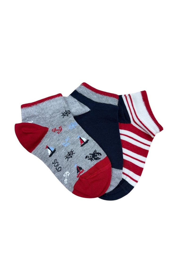 Solo Kids Boy Sneaker Designed Pack 3  - Image 1