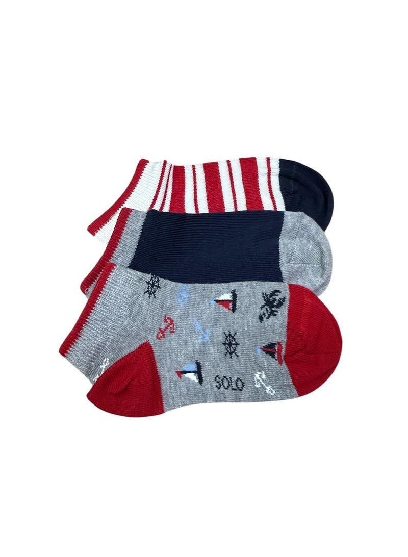 Solo Kids Boy Sneaker Designed Pack 3  - Image 2