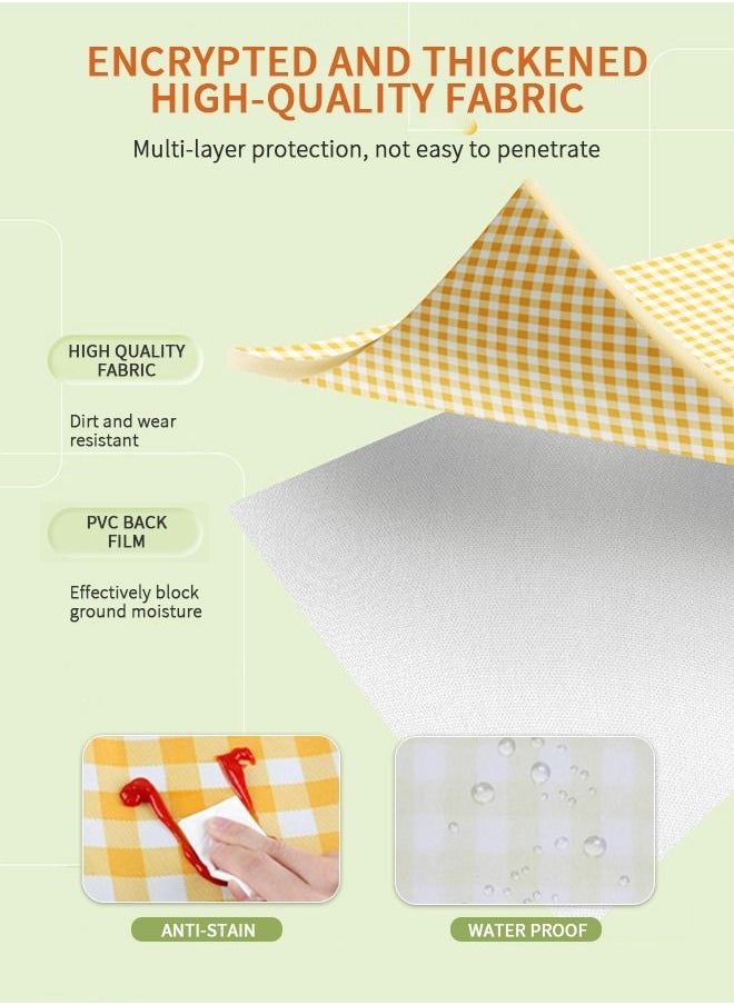 GROIC Picnic Blanket Extra Large Waterproof, 200×200cm Waterproof Foldable Blanket, Portable Picnic Mat, Camping Grass Picnic Blanket for 8 Adults Outdoor Picnic Mat, Camping Outdoor Activities Supplies  - Image 2