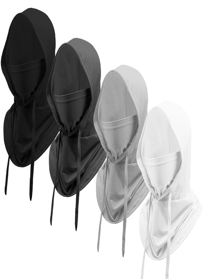 M-YOUNG 4 Pcs Cooling Balaclava Mask Summer Balaclava Sun UV Protection Hood Breathable Full Head Mask Face Cover for Men Women (US, Alpha, One Size, 4pcs-Multi) - Image 1