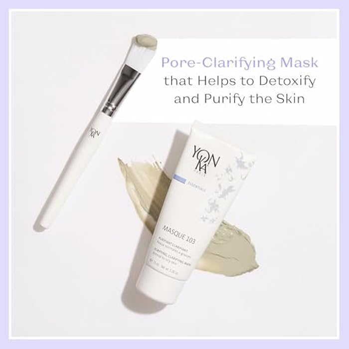 Yonka Masque 103 | Clay Face Mask | Clarify Skin and Tighten Pores with Botanical Extracts and Triple Clay Blend | Oily and Acne Prone Skin | Paraben-Free | 3.30 oz - Image 4