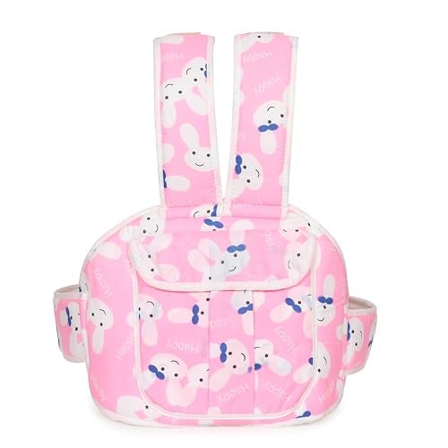 MELVIS Kids Safety Belt for Two Wheeler, Portable Seat Belt Children Motorcycle Harness for Motorcycle Bike, Adjustable Safety Harness for Boys Girls (2-12yrs) (Pink) - Image 1