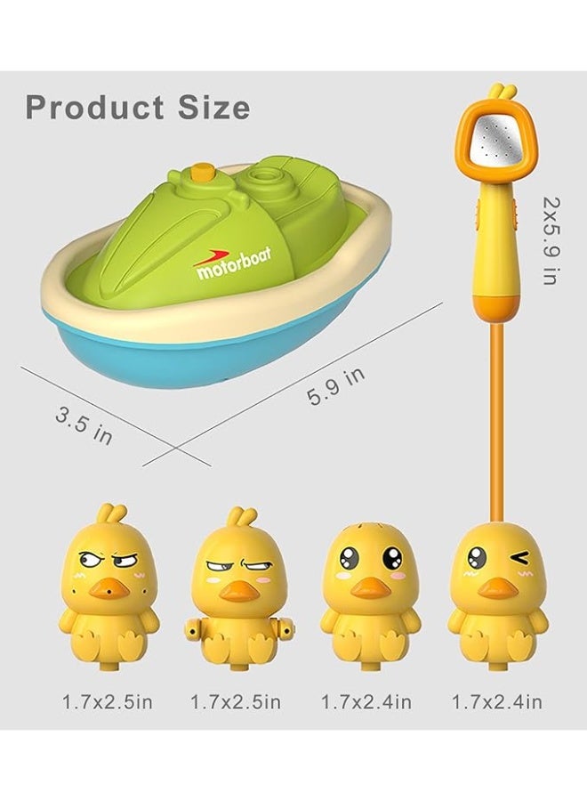 Arabest Duck Bath Toys for Toddler, Baby Electric Bathtub Water Spray Toy, Infant Fun Bathtime, Babies Pool Gift for Over 18 Months Old Boy Girl, Yellow - Image 2