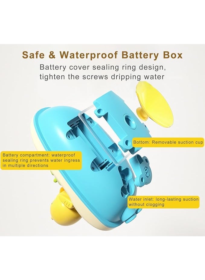 Arabest Duck Bath Toys for Toddler, Baby Electric Bathtub Water Spray Toy, Infant Fun Bathtime, Babies Pool Gift for Over 18 Months Old Boy Girl, Yellow - Image 5