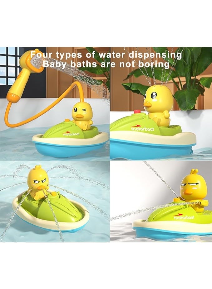 Arabest Duck Bath Toys for Toddler, Baby Electric Bathtub Water Spray Toy, Infant Fun Bathtime, Babies Pool Gift for Over 18 Months Old Boy Girl, Yellow - Image 3