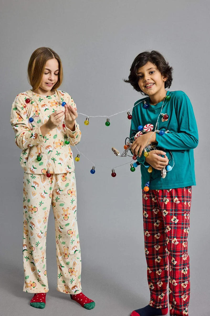 ديفاكتو Boy Regular Fit 2 Piece Pyjamas Set