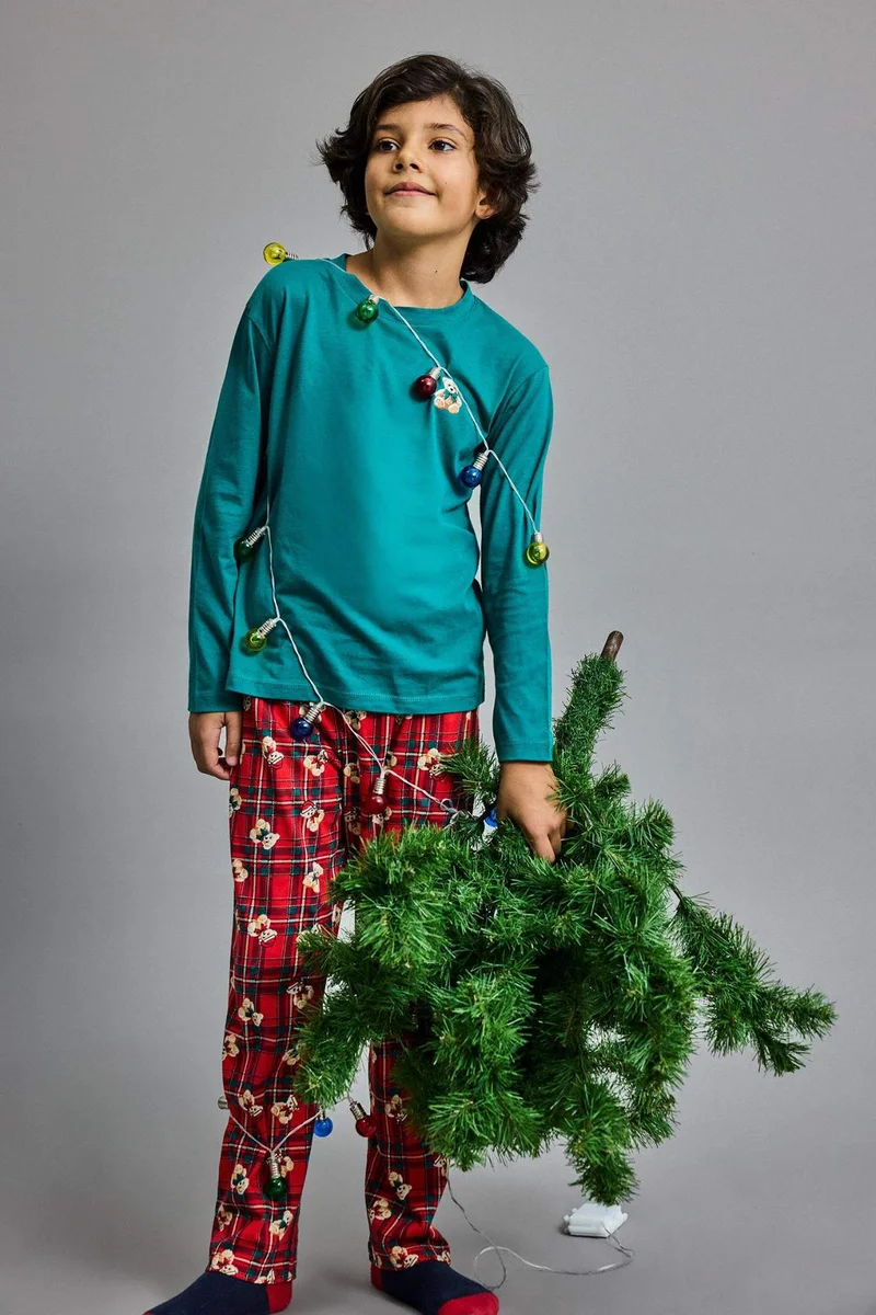 ديفاكتو Boy Regular Fit 2 Piece Pyjamas Set