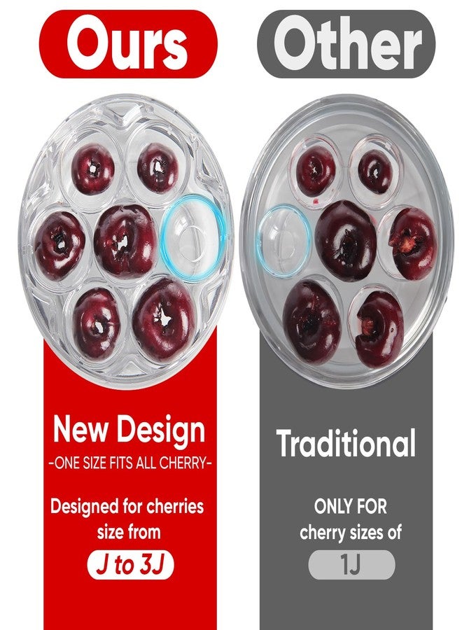 YYP 7 in 1 Cherry Pitter Tool for Multiple Cherries Seed Remover Quick and Effortless Removal Suitable for kitchen, Save Time & Space for Making Cherry Jam - Image 4