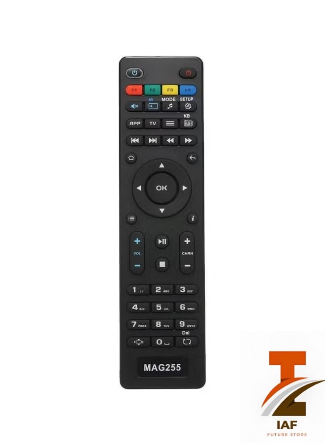 IAF replacement TV remote controller for mag 250 254 255 260 261 270 IPTV For Set Top Box Black