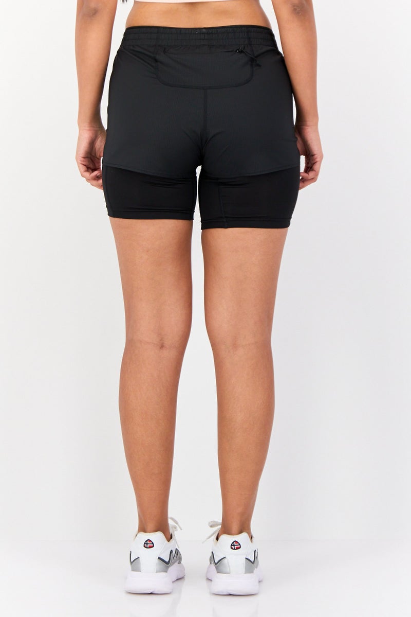 Adidas Women Sportswear Fit Running Shorts, Black  - Image 3