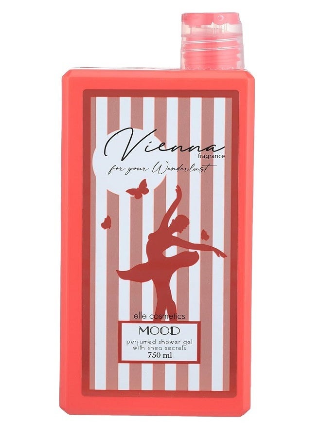 MOOD Vienna Perfumed Shower Gel With Shea Secrets 750gm  - Image 1
