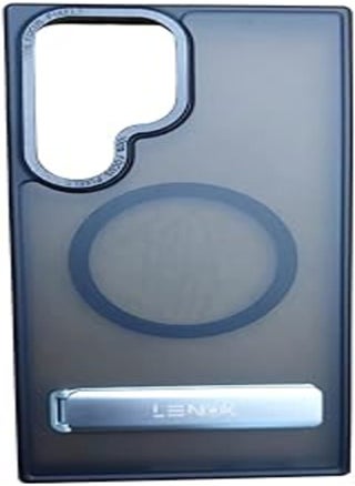 LENOK Magnetic Case for Samsung Galaxy S23 Ultra Case with Kickstand [Military Grade Drop Tested][Compatible with MagSafe] Semi-Clear Hard Back & Soft Edge case with metal Camera Frame. (black) - pzsku/Z98779587BD8E9603C403Z/45/_/1713736285/294c1223-c7e4-40a4-b792-58f5f257ace3