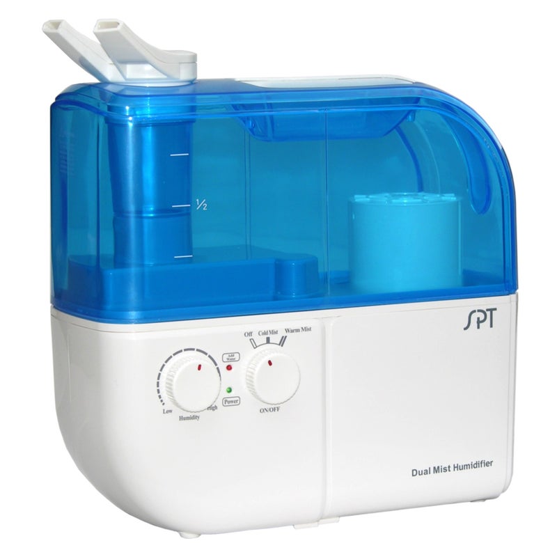 SPT SPT SU4010 Ultrasonic DualMist WarmCool Humidifier with Ion Exchange Filter 