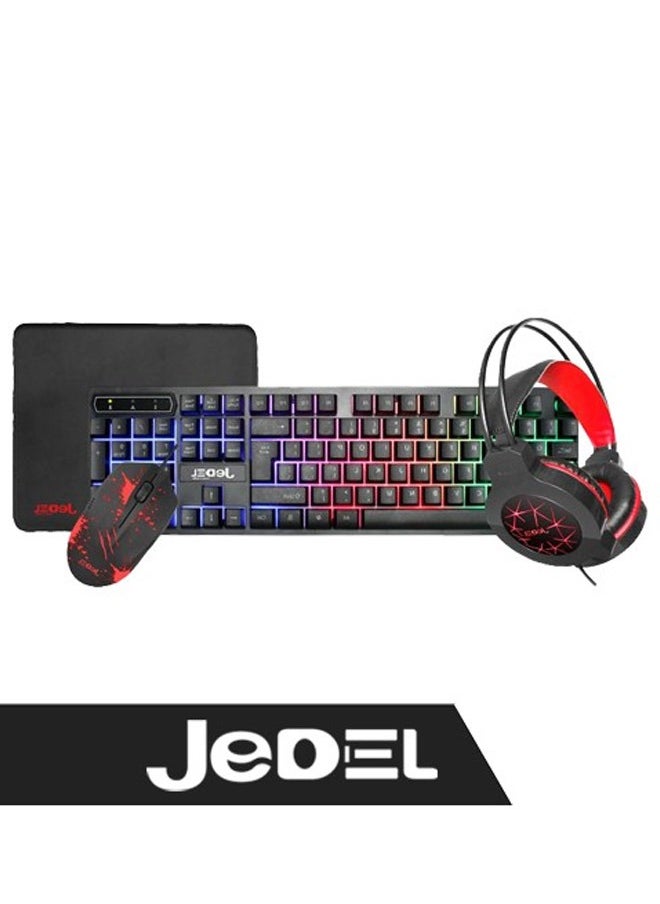 JeDEL - Jodel Complete Gaming Accessories Kit - Mechanical Keyboard and High-Quality Headset - Image 1
