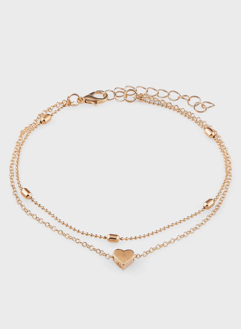 Ginger Heart Anklet - Image 1