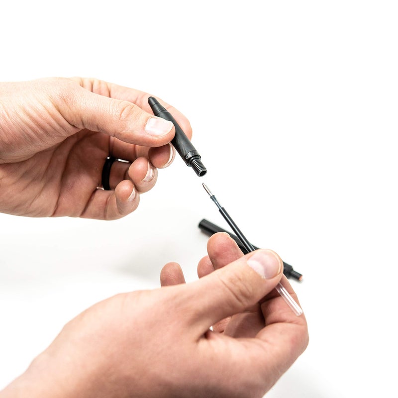 Zebra Pen G-750 Retractable Gel Pen 1-Pack, Black Ink, 0.7mm Medium Point, Black Brass Barrel, Textured Grip, Secure Metal Clip, Ideal for Office Supplies and Teacher Gifts, Refillable (49811) - Image 4