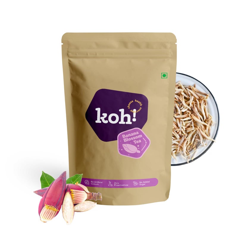 Koh! Banana Blossom Tea Strands | Healthy and 100% Pesticide Residue Free | Good for PCOS - Image 1