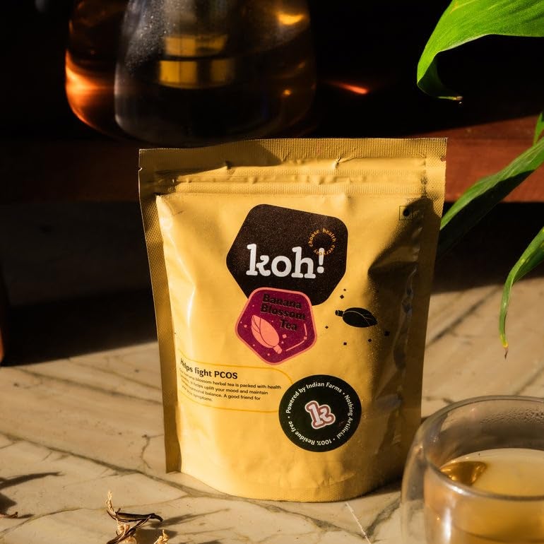 Koh! Banana Blossom Tea Strands | Healthy and 100% Pesticide Residue Free | Good for PCOS - Image 3