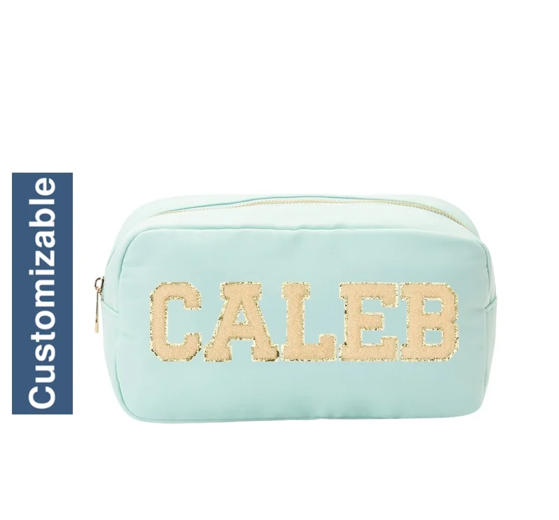 The Happy Tribe Personalised Medium Pouch, Mint