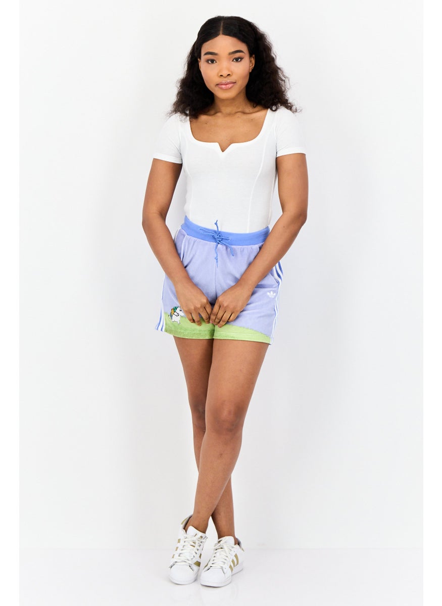 adidas Originals Adidas Original x Moomin Women Sportswear Fit Outdoor Shorts, Multicolor  - Image 2