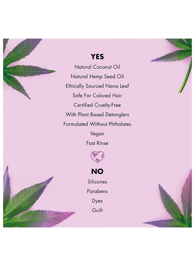 love beauty and planet Soothe & Nourish Dry Hair Conditioner Clean Scalp & Nourished Hair Care Hemp Seed Oil & Nana Leaf Paraben & Silicone Free and Vegan, 32.3 Fl Oz - Image 3