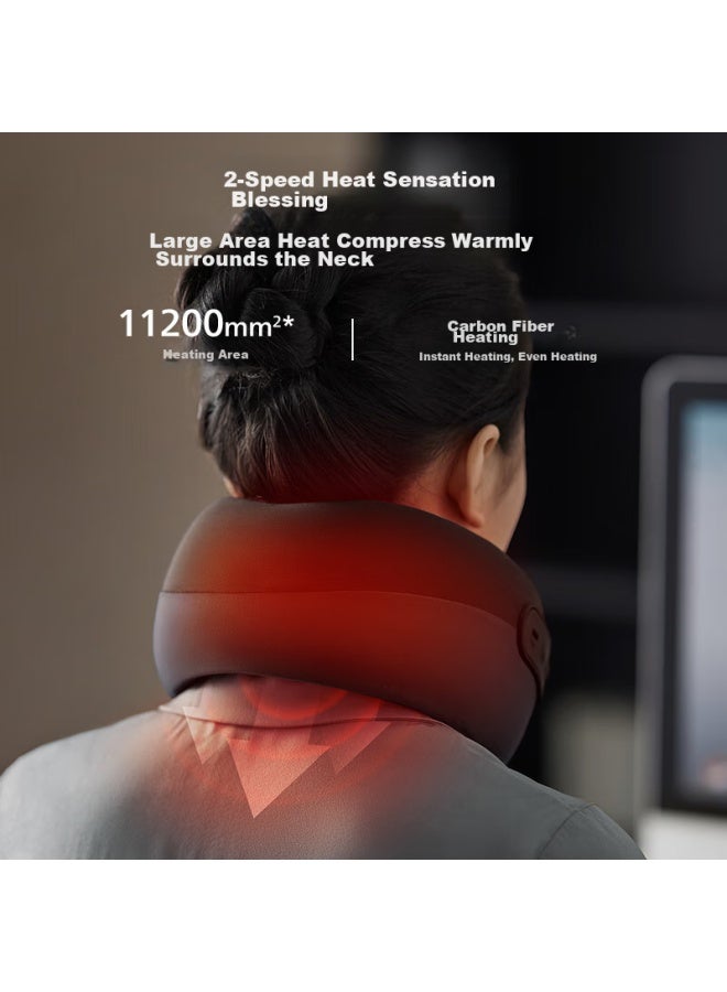 Philips Neck Massager, U-Shaped Neck Massager, Nap Massage Pillow, Neck Support, Heat Therapy, Vibration Massage, Gift For Boyfriend, Girlfriend, Parents, Birthday Present, Ppm3106N - Image 5