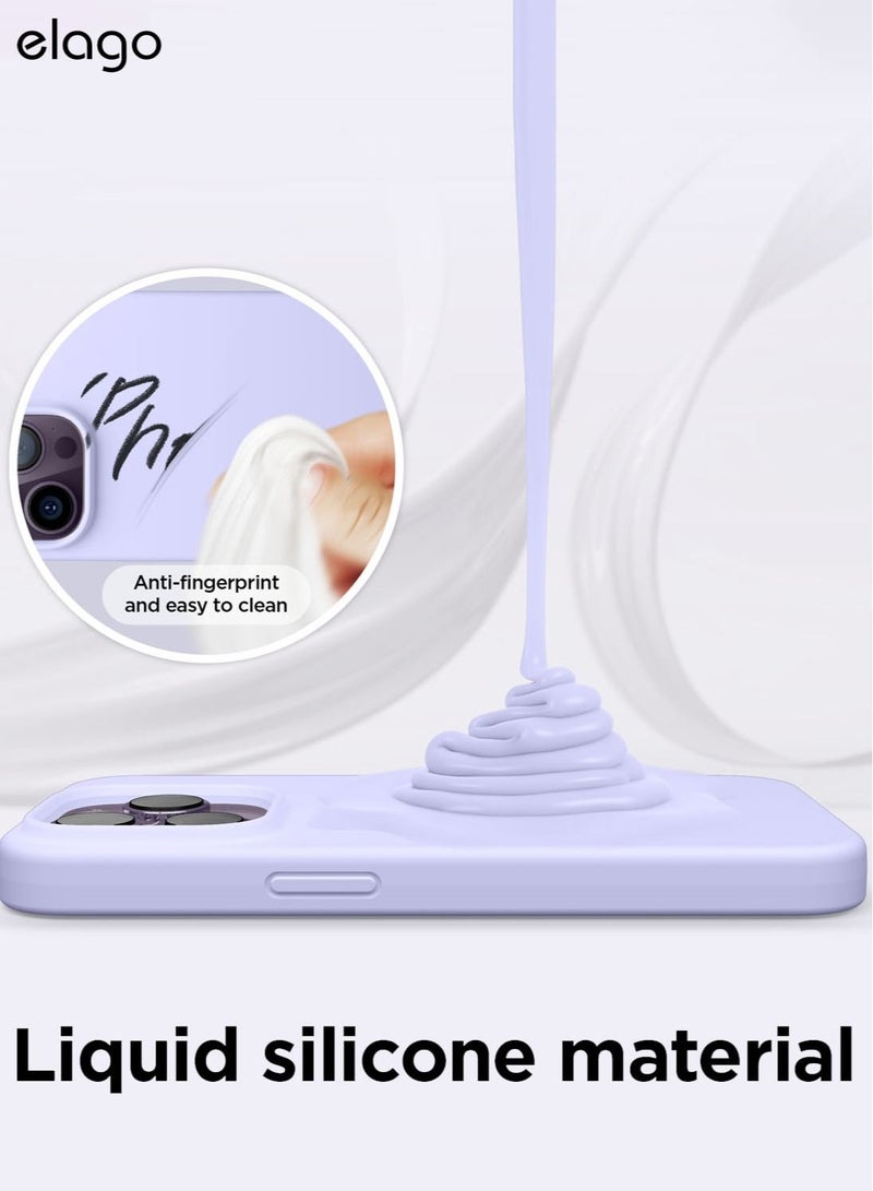 Elago Silicone Case Cover for iPhone 14 Pro MAX - Purple - Image 5