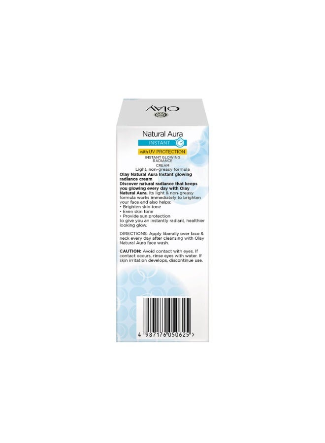 Olay Cream Natural Aura Vitamin B3, Pro B5, E With Uv Protection,40 Gm - Image 5
