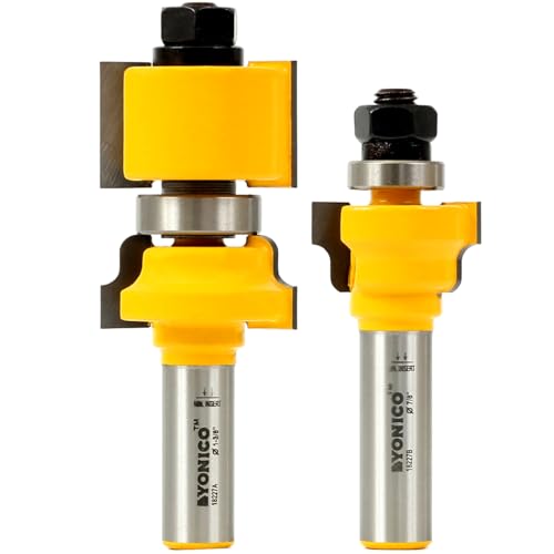 YONICO Router Bits Window Sash Set 2 Bit Ogee 1/2-Inch Shank 18227 - Image 5