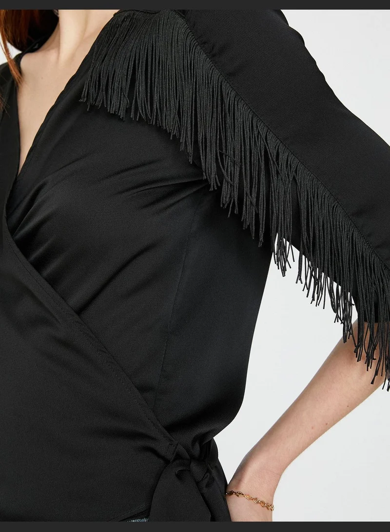 KOTON Tassel Detailed Blouse