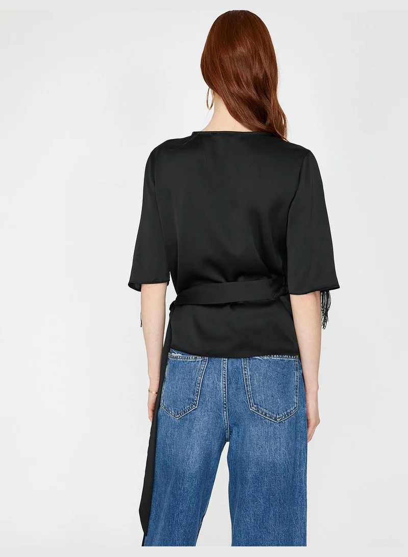 KOTON Tassel Detailed Blouse