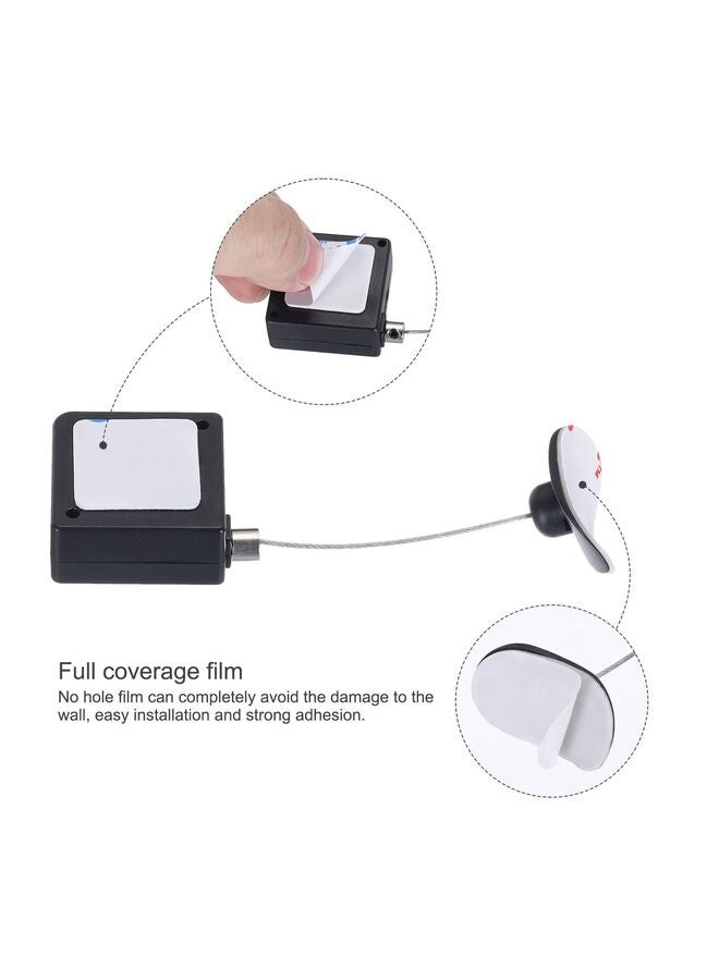5PCS Retractable Security Cable Lock, Remote Control Guard Against-Lost Rope for TV - Image 4