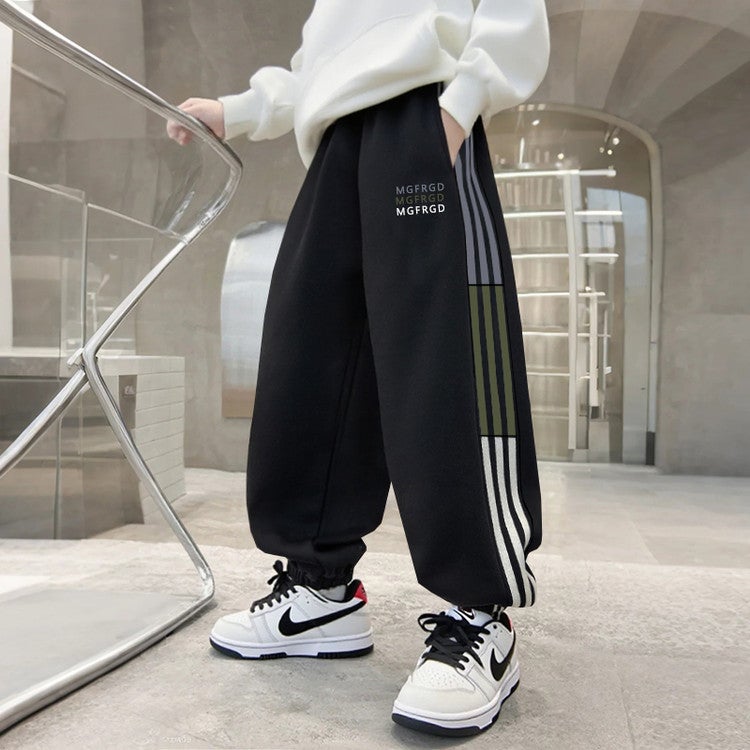 Boys' Casual Pants For Autumn 2025, New Style, Boys' Jogger Pants For Older Children, Autumn Children'S Pants - Image 2