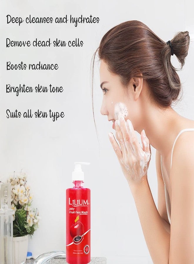 Lilium Herbal Fruit & Neem Daily Face Wash, 500ml Each | Enriched With Neem Extract & Vitamin E For Normal To Oily Skin, Cruelty Free Pack Of 2 - Image 3