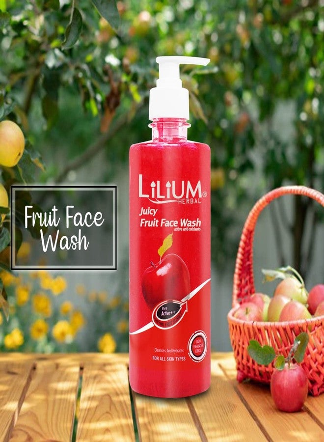 Lilium Herbal Fruit & Neem Daily Face Wash, 500ml Each | Enriched With Neem Extract & Vitamin E For Normal To Oily Skin, Cruelty Free Pack Of 2 - Image 2