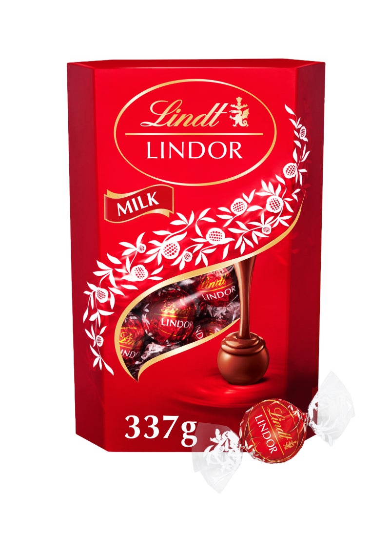 Lindt Milk Lindor Balls 337g - Image 1
