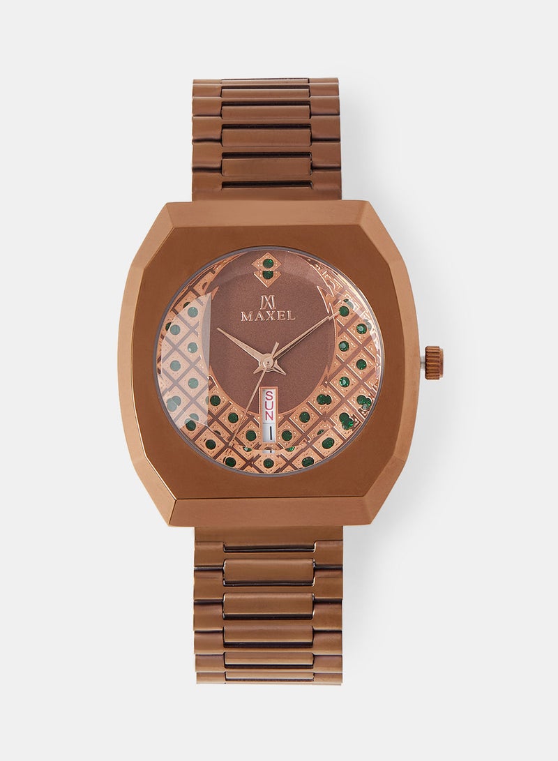 Maxel ساعة يد أنالوج للرجال سنتريكس نيو ديستار MX541 - 38 مم - Image 1