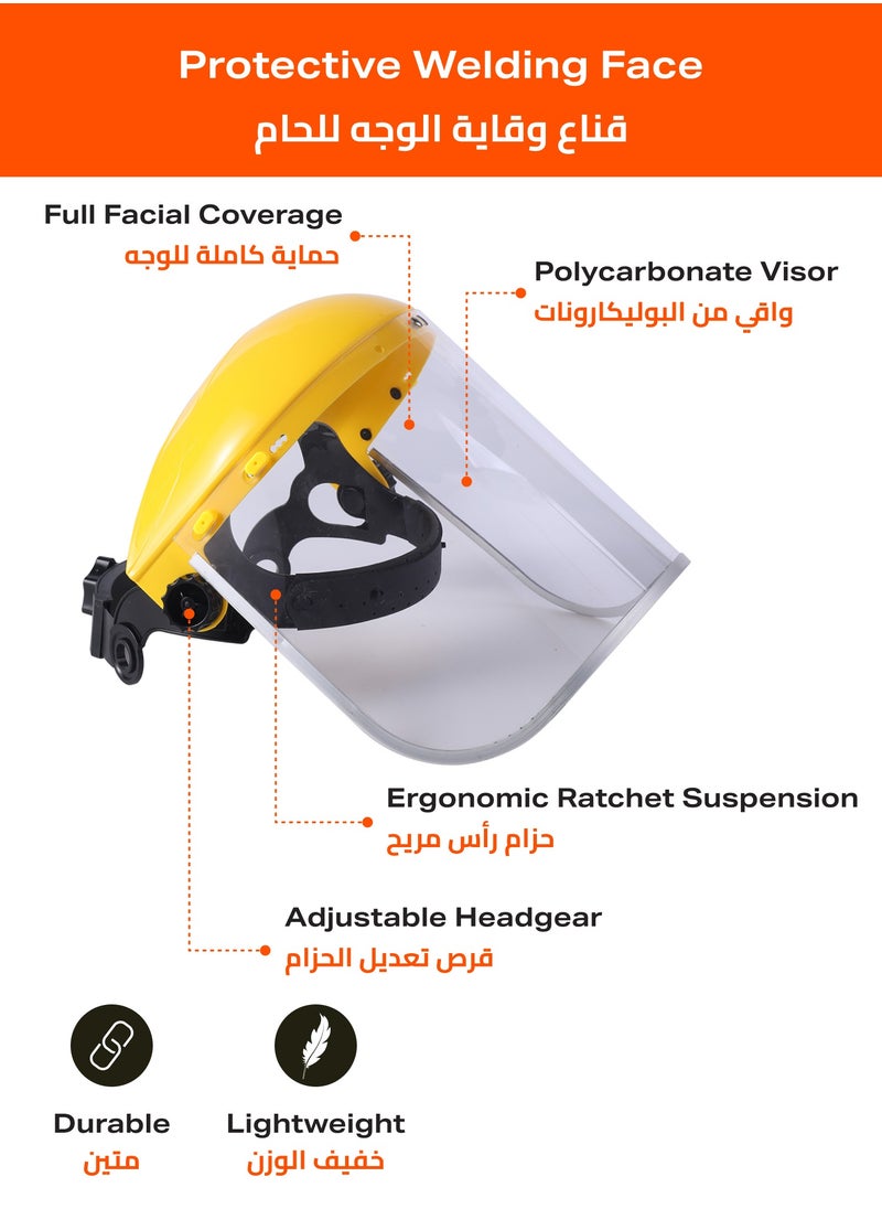 Protective Welding Face Mask- Yellow - pzsku/Z98784FD61D7F25440A8BZ/45/_/1722256162/baa44e53-2ee8-479a-b171-ab5a4c5b5900