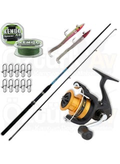 SHIMANO Fx 3000 - Okuma G-Power 240CM 15-40GR Spin Fishing Rod Set 