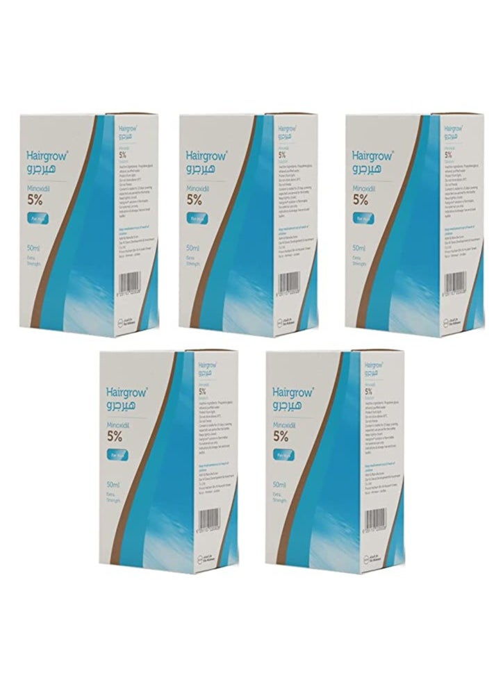 Hairgrow - HAIRGROW MINOXIDIL 5% SOLUTION (5 packs ) - Image 1