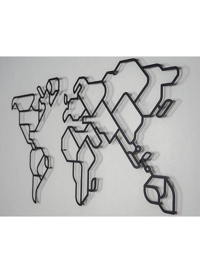 Geometric World Map Wall Decor - Image 3