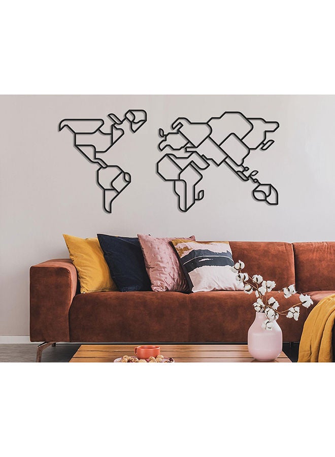 Geometric World Map Wall Decor - Image 5