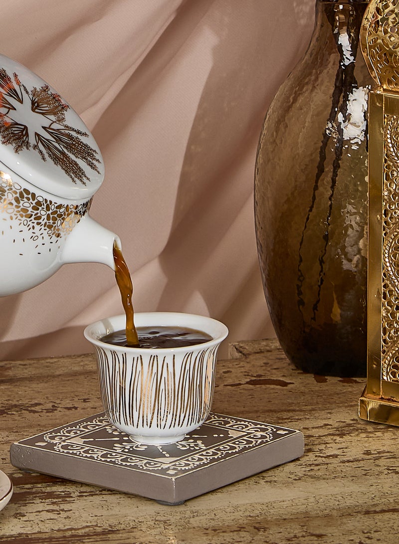 Silsal Tamrah Arabic Coffee Cup Stripes - Image 2