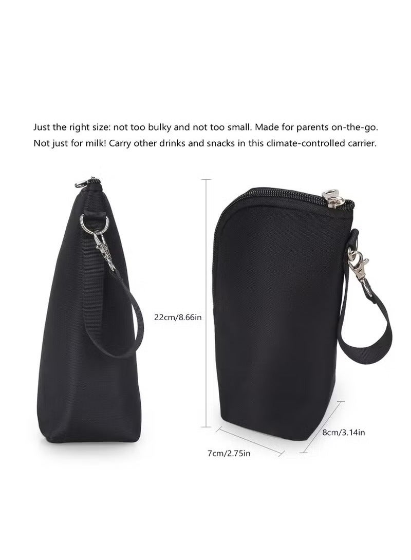 Insulated Baby Bottle Bags, Portable Breastmilk Storage Tote Thermal Feeding Pouch Holder Travel Carrier, Heat Preservation and Cold Preservation - Image 2