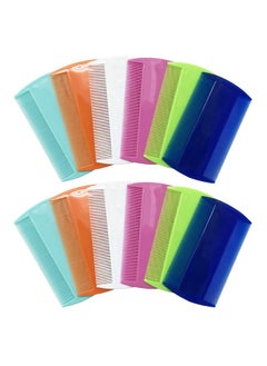 ZYOUNG 12 Pcs Double Sided Combs Grooming Fine Tooth Hair Combs  - Image 1